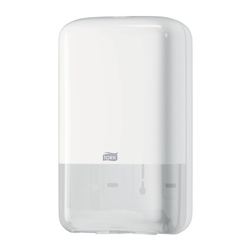 556000 - Tork® Toilettenpapierspender - Weißer Kunststoff - T3